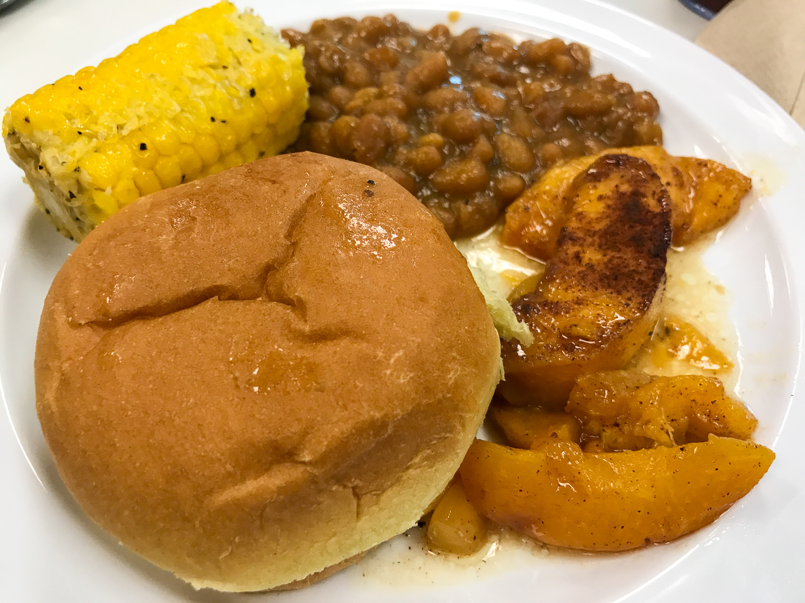 School lunch with the nieces