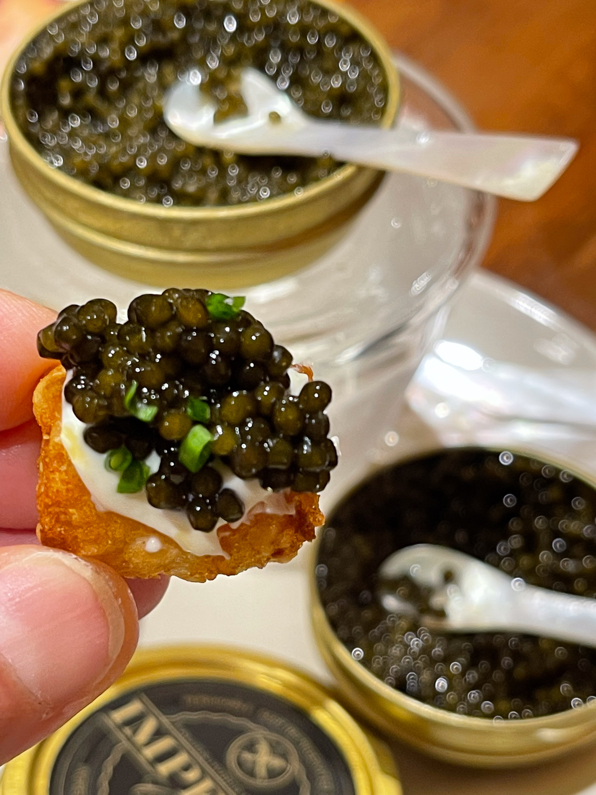 Caviar, martinis, tator tots