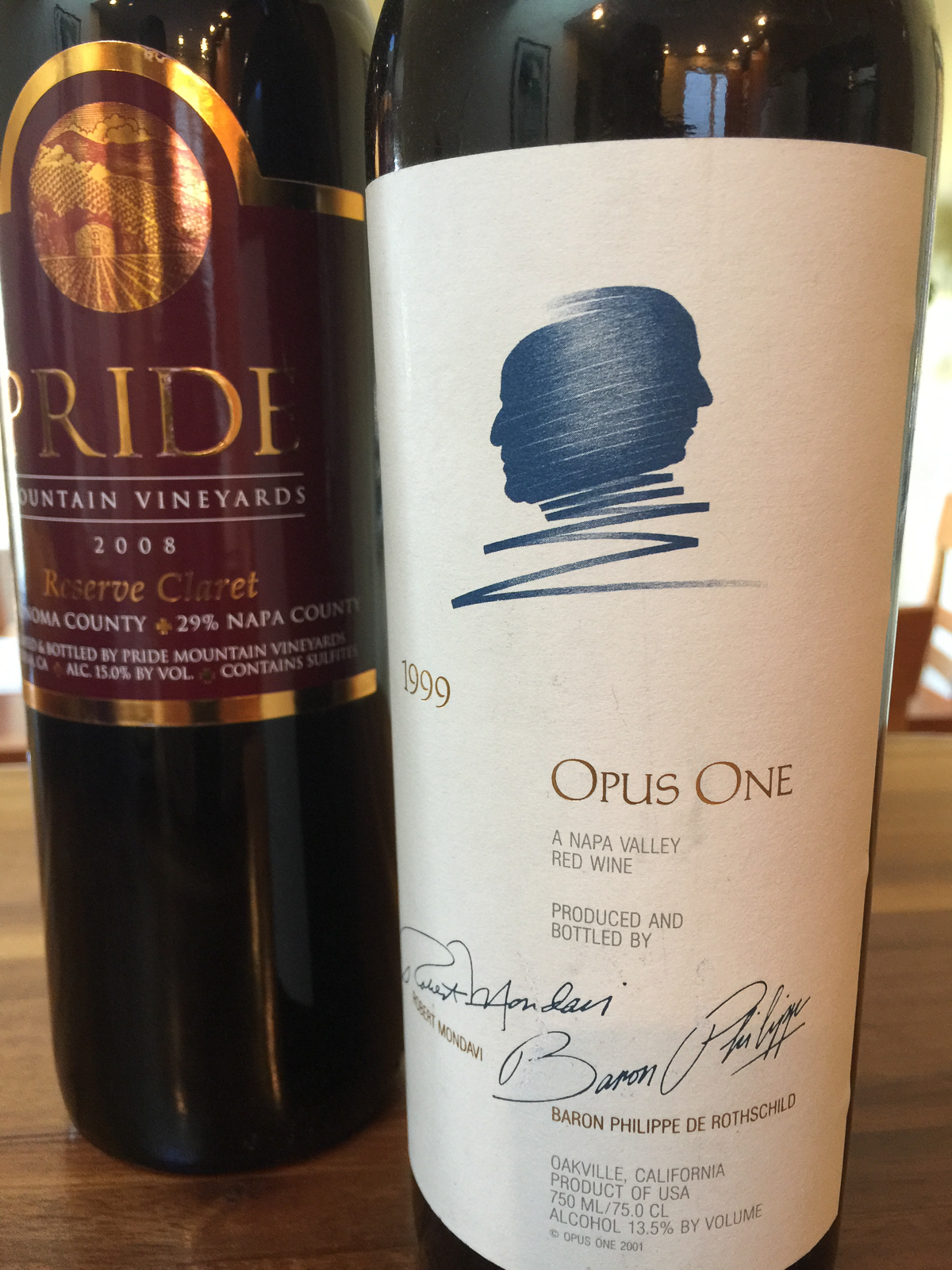 Opus One and Pride