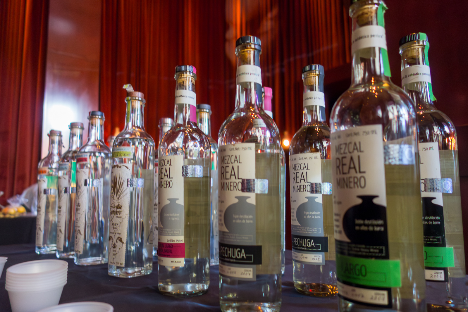 Tequila and Mezcal tasting at Clift Hotel