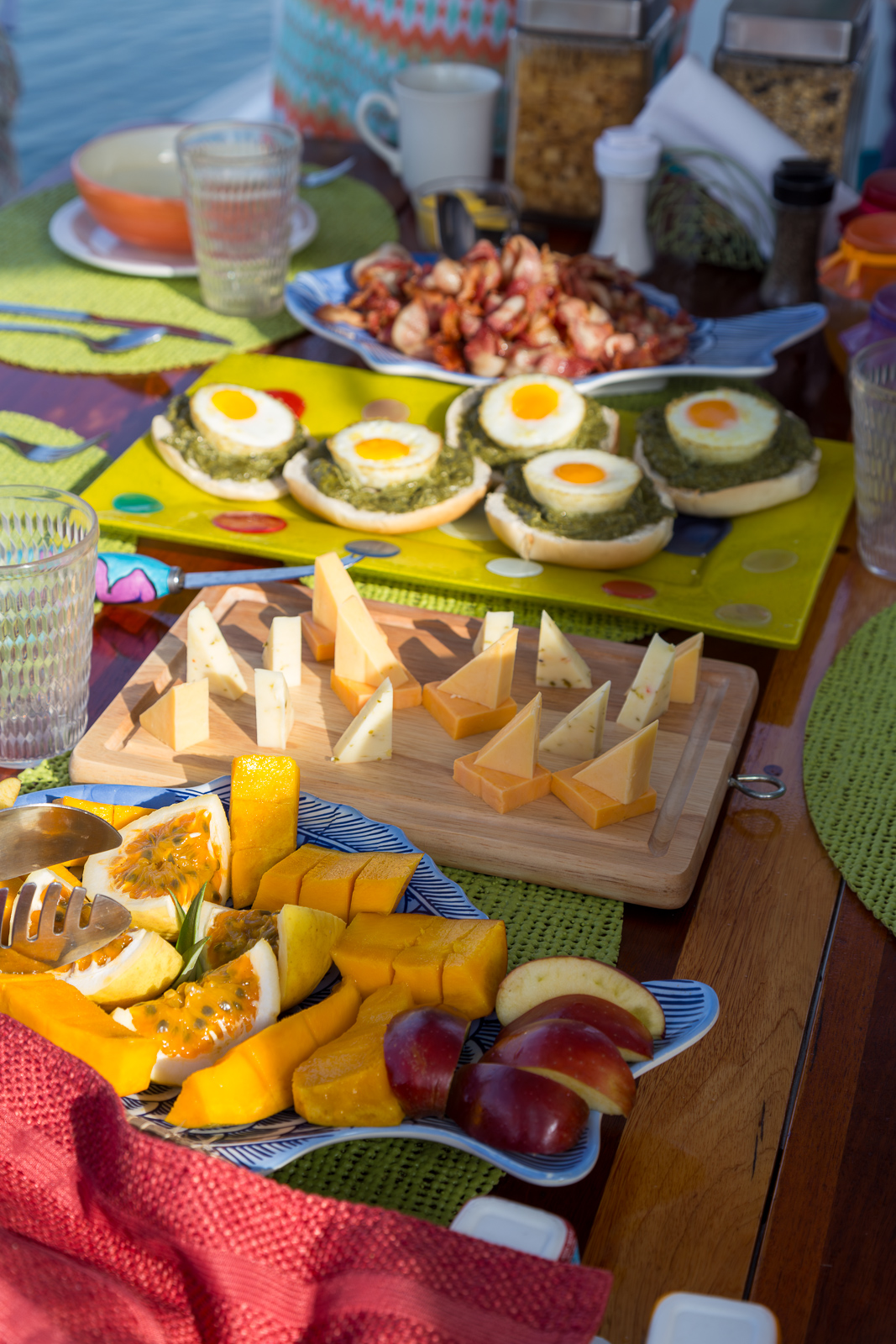 Meals on the Catamaran