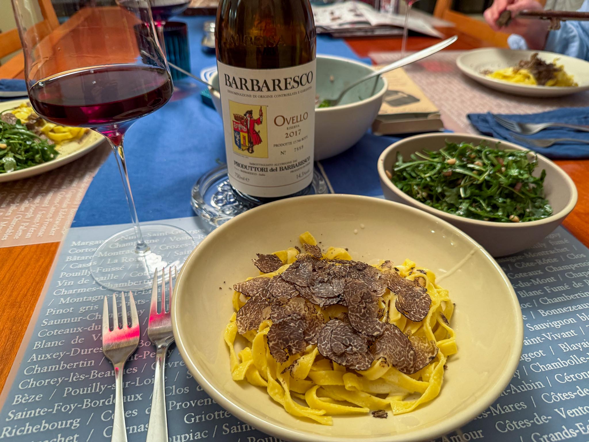 Truffle, Barbaresco, Pasta